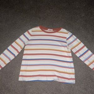 Striped long sleeve shirt